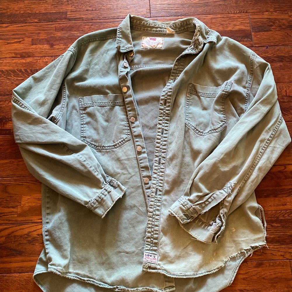 Levi's Green Lightweight Shirt Jacket